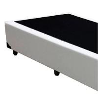Cama Box Solteiro 88 Tecido Sintético Branco Com Colchão Alegro Bello Box Espuma D28 Cinza 57x88x188 - 3