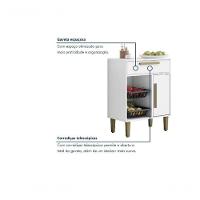 Fruteira 1 Porta E 1 Gaveta Lorena Kaiki Móveis - Branco - 5