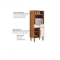 Fruteira 1 Porta Com Nicho Lorena - Kaiki Móveis - Nature/off - 5