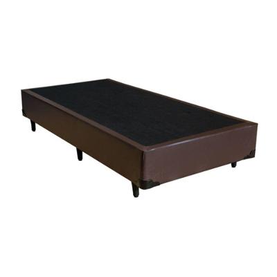 Cama Box Solteiro 88 Bello Box - Tecido Sintético Marrom