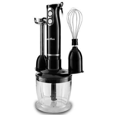 Mixer 3 em 1 Britânia Turbo 3 em 1 500W 2 Velocidades Preto 220V com Batedor de Claras