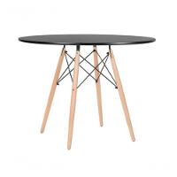 Conjunto De Jantar Eiffel: Mesa 120cm Preta E 6 Cadeiras Dkr - Design E Estilo - 8
