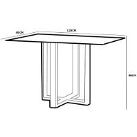Conjunto De Mesa De Jantar Pedro Com 4 Cadeiras Gênova Veludo Bege - 5
