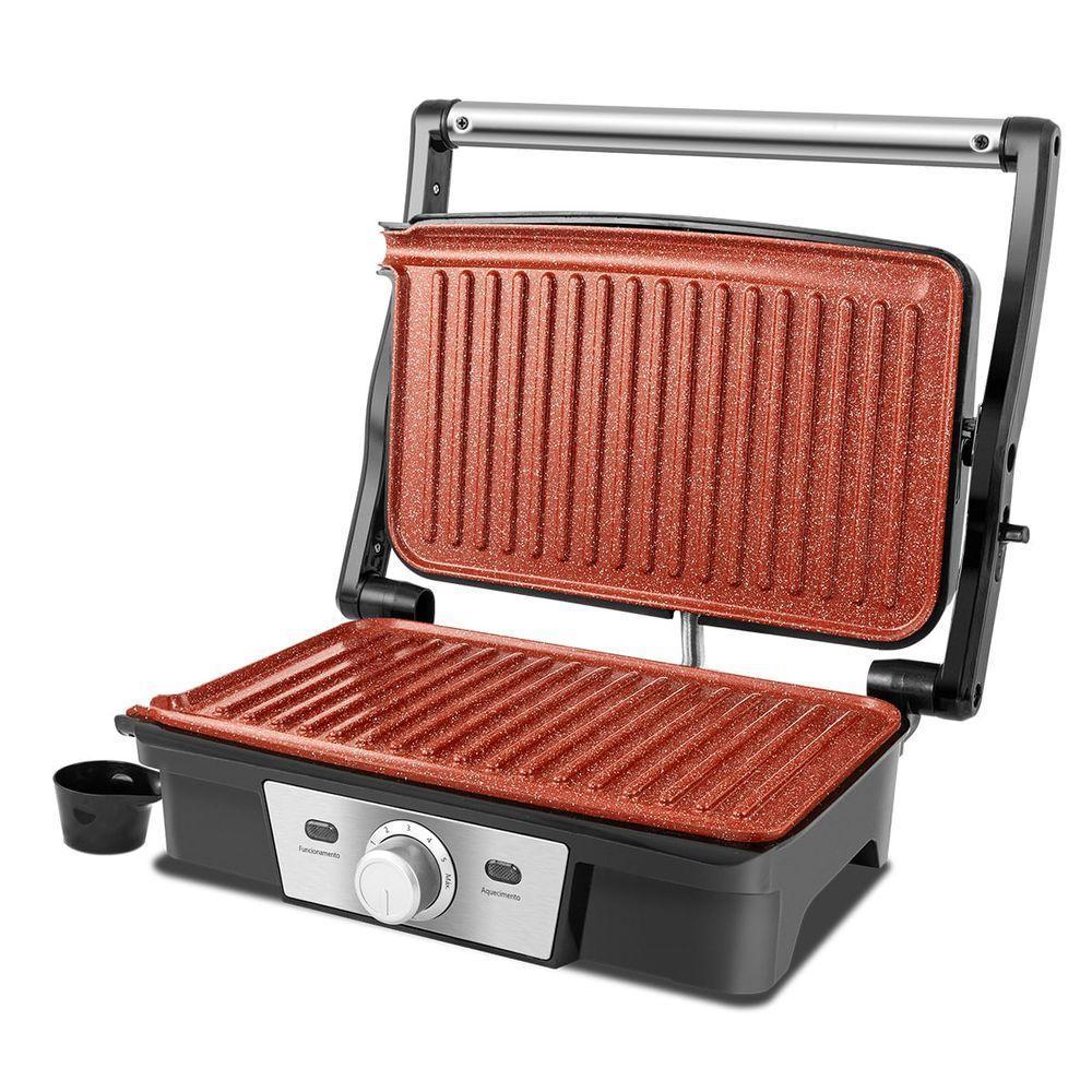 Grill Philco PGR19PI Inox Antiaderente Redstone 110V - 2