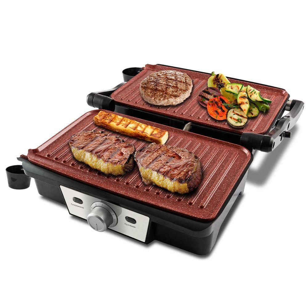 Grill Philco PGR19PI Inox Antiaderente Redstone 110V - 3