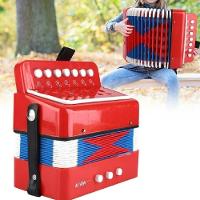 Sanfona Infantil 3 Baixos Acordeon Mini Gaita Estilo Profissional - 5