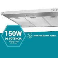 Depurador E Exaustor Inox Philco 3 Velocidades 150W PDR80I 110V - 3