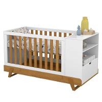 Berço Multifuncional Bkids Branco Freijó Eco Wood Com Colchão Gazin - Matic - 2