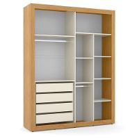 Berço Americano Com Capitonê New Boucle E Guarda Roupa Tutto New 2 Portas Freijó Off White - Matic - 5