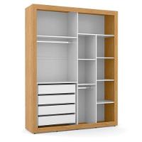 Berço Americano Com Capitonê New Boucle E Guarda Roupa Tutto New 4 Portas Freijó Branco Acetinado - Matic - 5