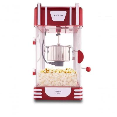 Pipoqueira Elétrica Philco Classic Retrô Vermelho com Bandeja Deslizante e Dosadores 220V