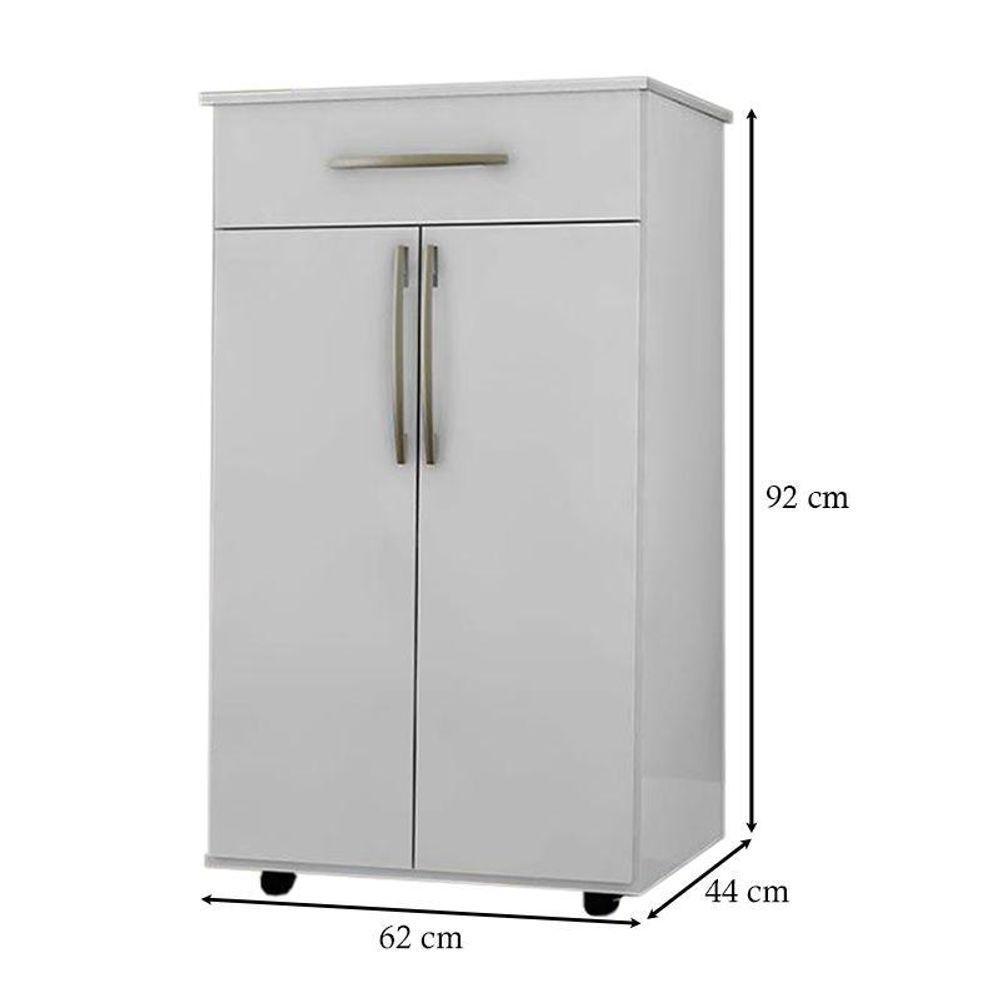 Balcão De Cozinha Multiuso Juliana Branco Flex - Ajl - 4