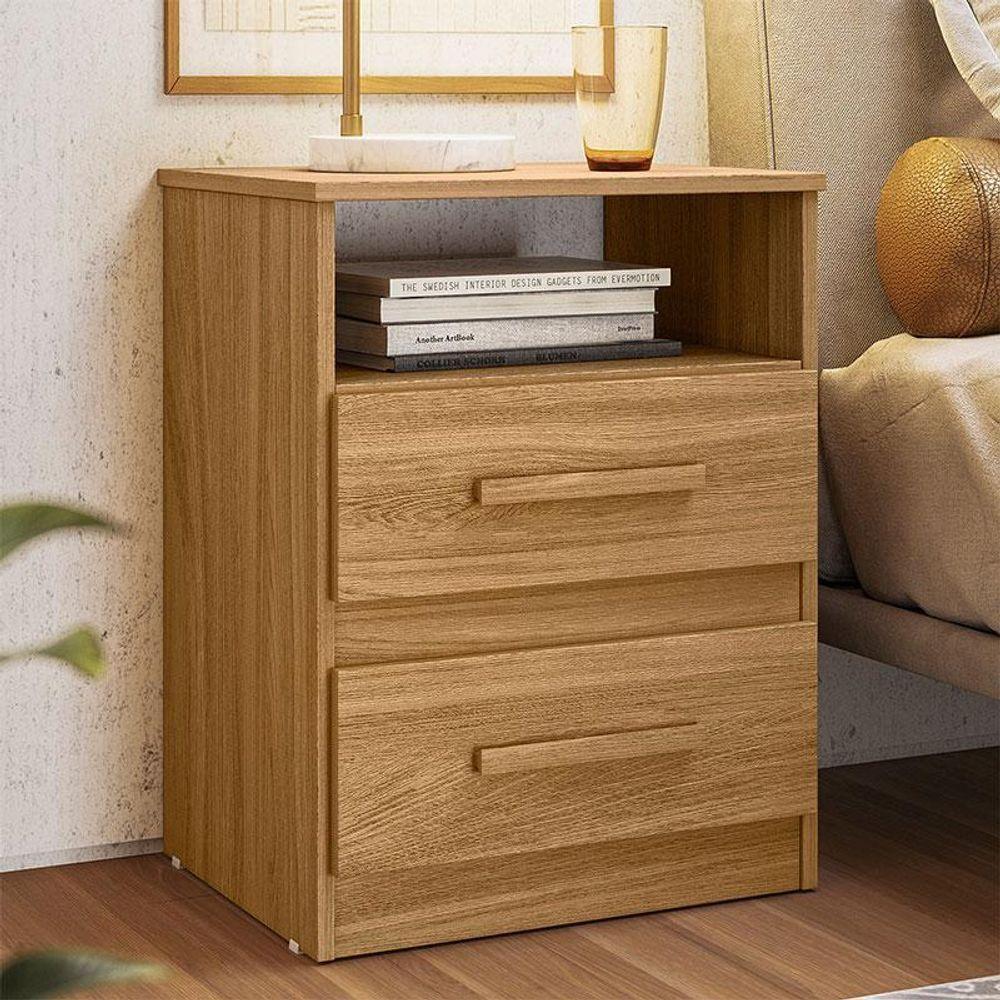 Mesa De Cabeceira Ambiente Apolo Freijó - Moval - 1