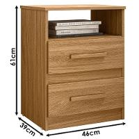 Mesa De Cabeceira Ambiente Apolo Freijó - Moval - 2