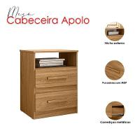 Mesa De Cabeceira Ambiente Apolo Freijó - Moval - 3