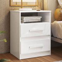 Mesa De Cabeceira Infantil Apolo Branco Flex - Moval - 5