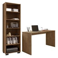 Mesa Para Computador Gávea E Livreiro Office Freijó - Móveis Leão - 1