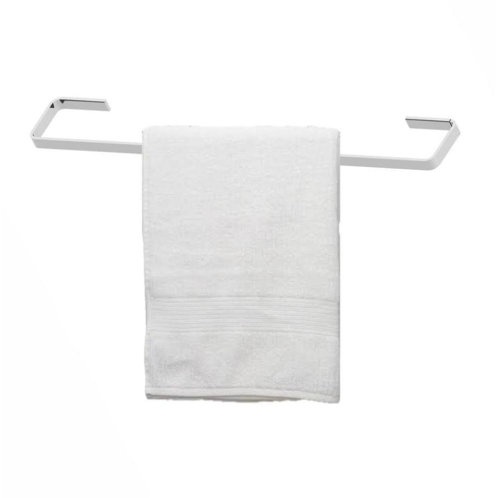 Porta Toalha De Banho Quadrado 49 Cm Alumínio Polido - 3