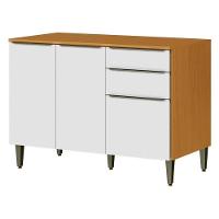 Balcão De Cozinha Luana 2006806 Cinamomo Branco - Aramóveis - 1