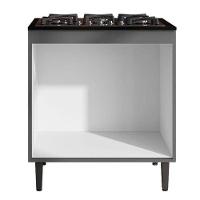 Balcão Cooktop Ambiente Andréia Cinza Fosco - Ajl - 3