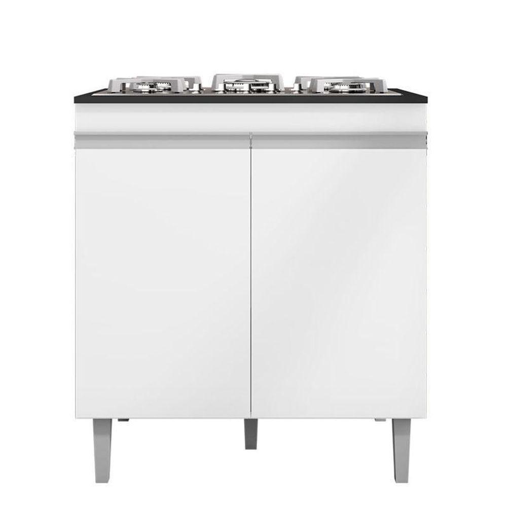 Balcão Cooktop Andréia Branco - Ajl - 1