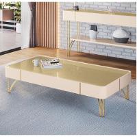 Mesa De Centro Cadenza Champanhe Off White - Hb Móveis - 2