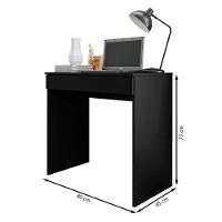 Mesa Para Computador Alexia Preto Fosco - Ajl - 3