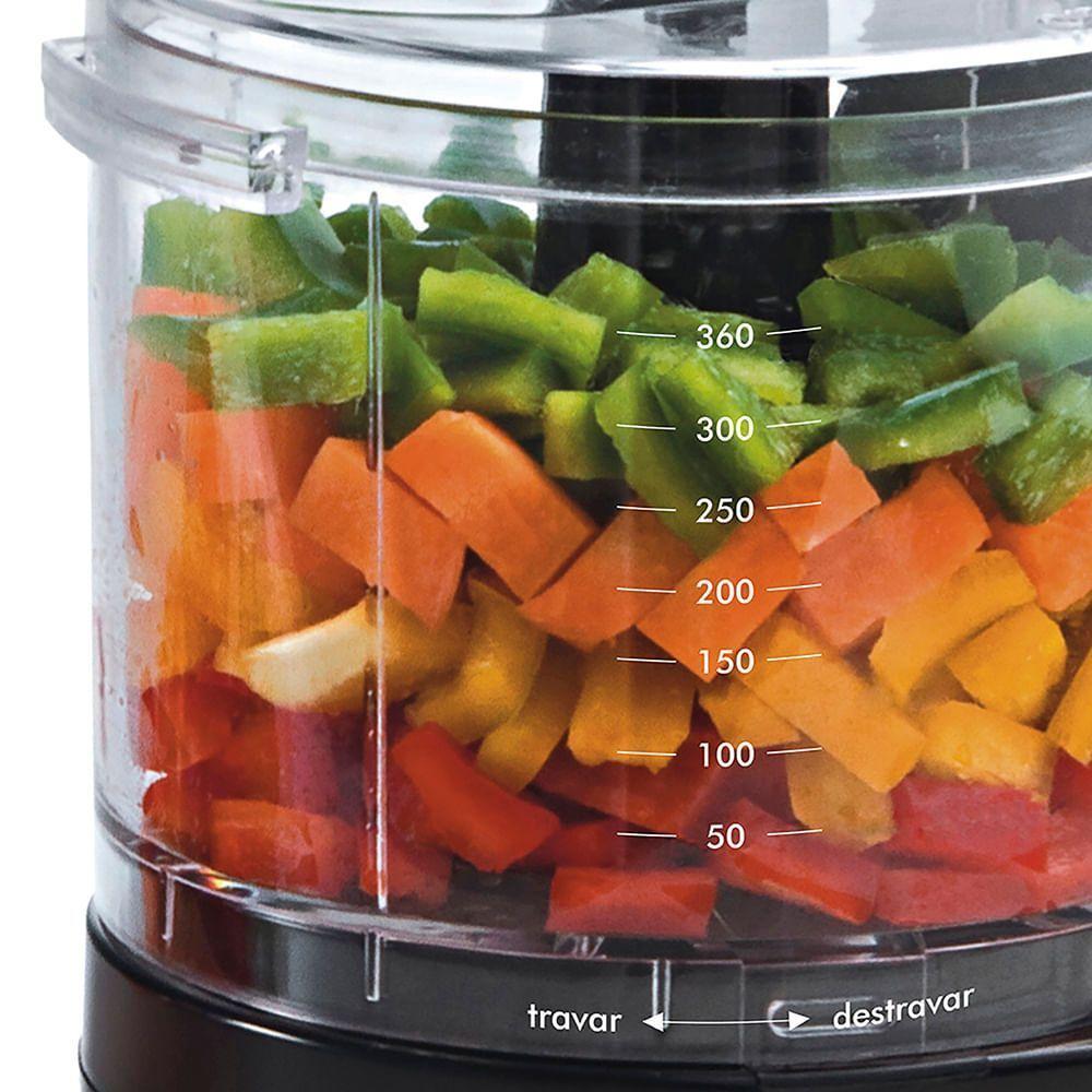 Mini Processador De Alimentos Britânia 360ml Função Pulsar 2P 220V - 2