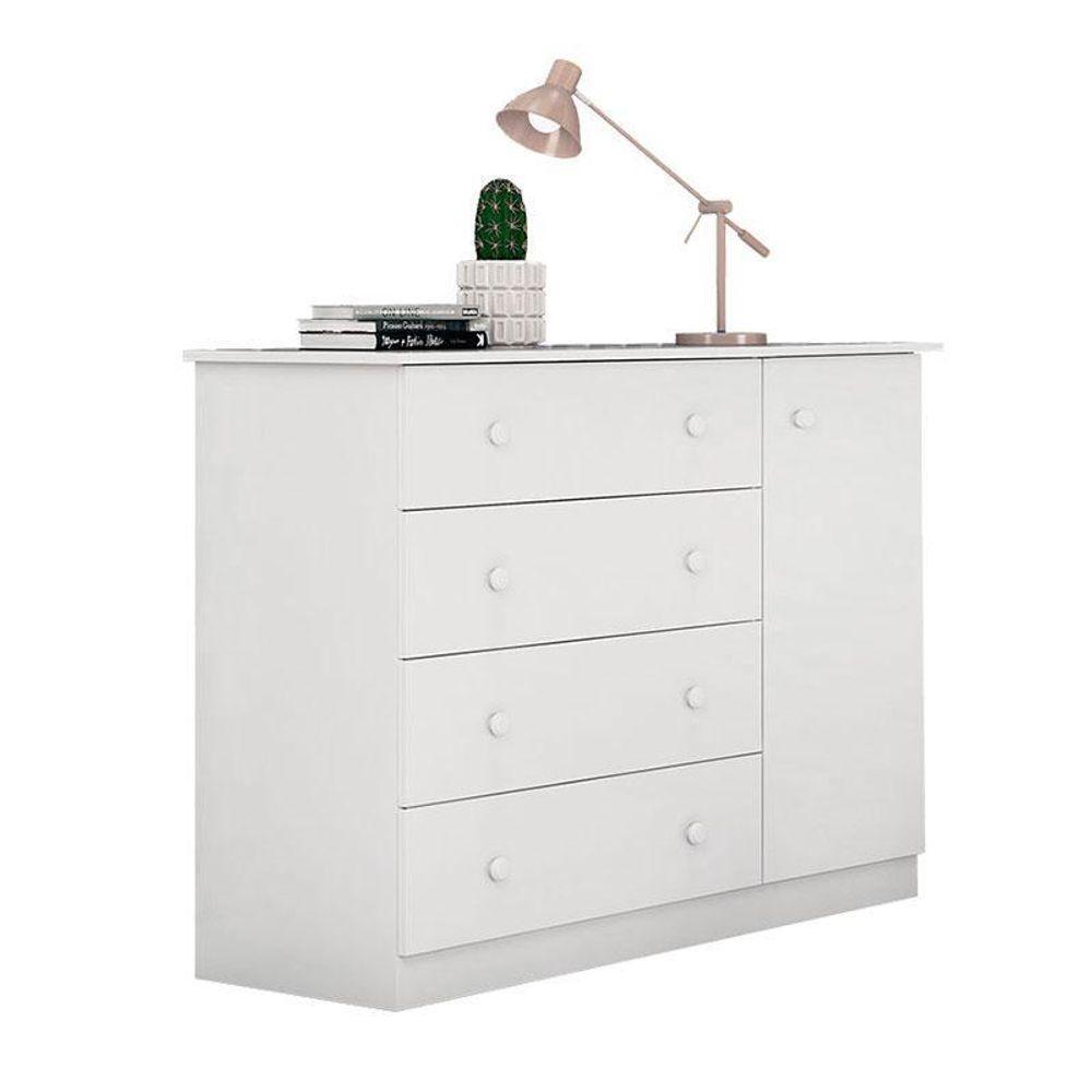 Quarto De Bebê Helena Com Berço Lila Branco Brilho – Phoenix - 4