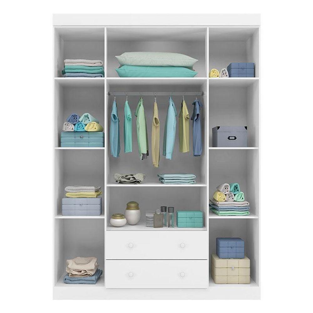 Quarto De Bebê Helena Com Berço Multifuncional Selena Com Colchão Phisical Branco Brilho – Phoenix - 3