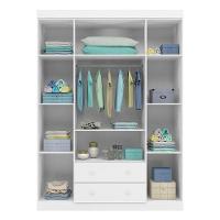 Quarto De Bebê Helena Com Berço Multifuncional Selena Com Colchão Phisical Branco Brilho – Phoenix - 3