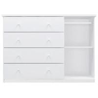 Quarto De Bebê Completo Eloisa Com Berço Lila Branco Brilho Com Colchão Ortobom Physical - Phoenix - 5