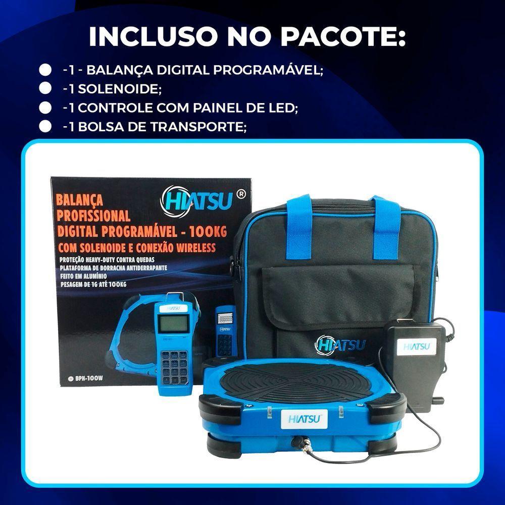 Balança Digital Profissional 100kg Com Solenoide E Wireless - 8