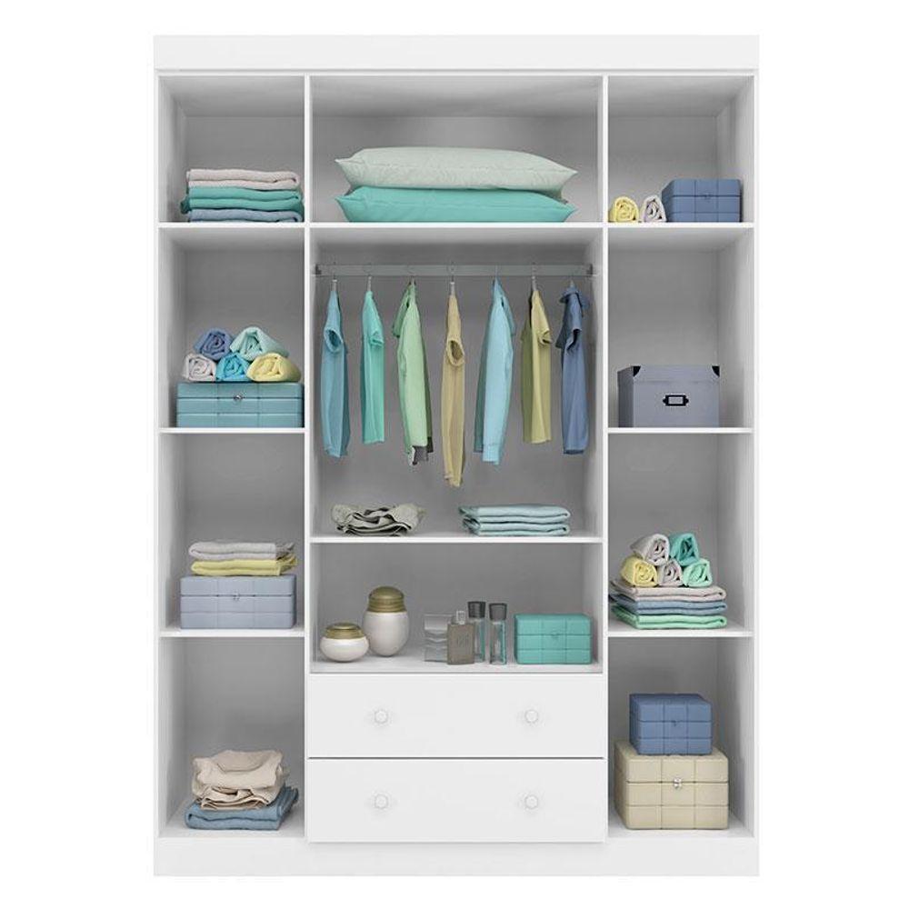 Quarto De Bebê Lívia Com Berço Americano Lara Branco Brilho E Colchão – Phoenix - 3