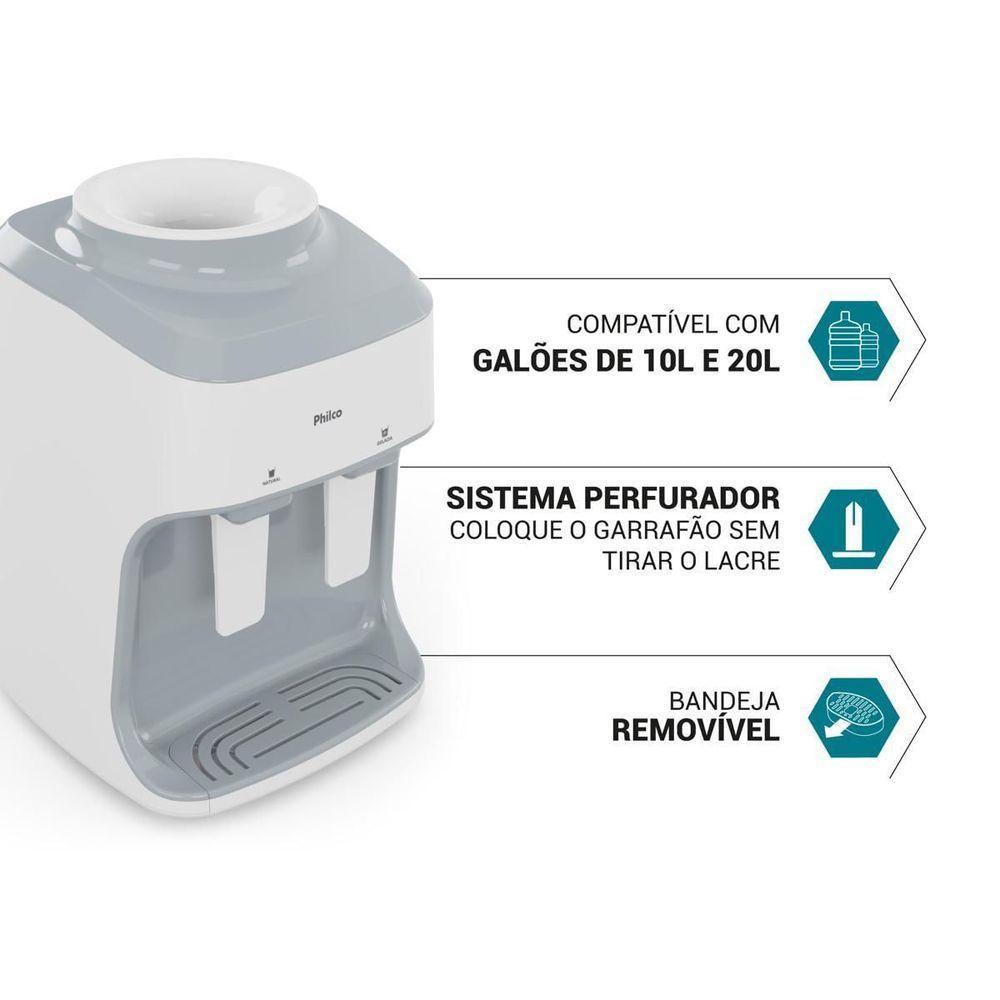 Bebedouro Philco 10L Ou 20L Sistema Perfurador PBE15B Bivolt - 6