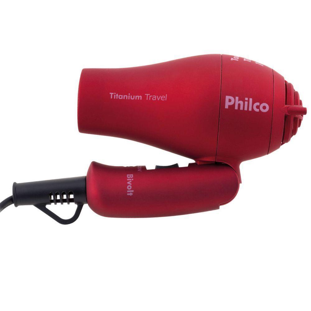 Secador de Cabelo Philco Titanium Travel 750W Bivolt - 2