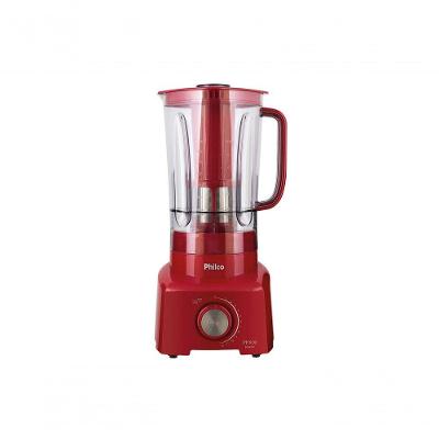 Liquidificador Philco PH900 1200W 3L com Filtro 12 Velocidades Vermelho 220V