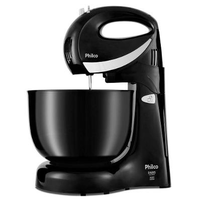 Batedeira Philco Paris Duo Mixer Turbo 4L 500W 4 Velocidades Preta 220V