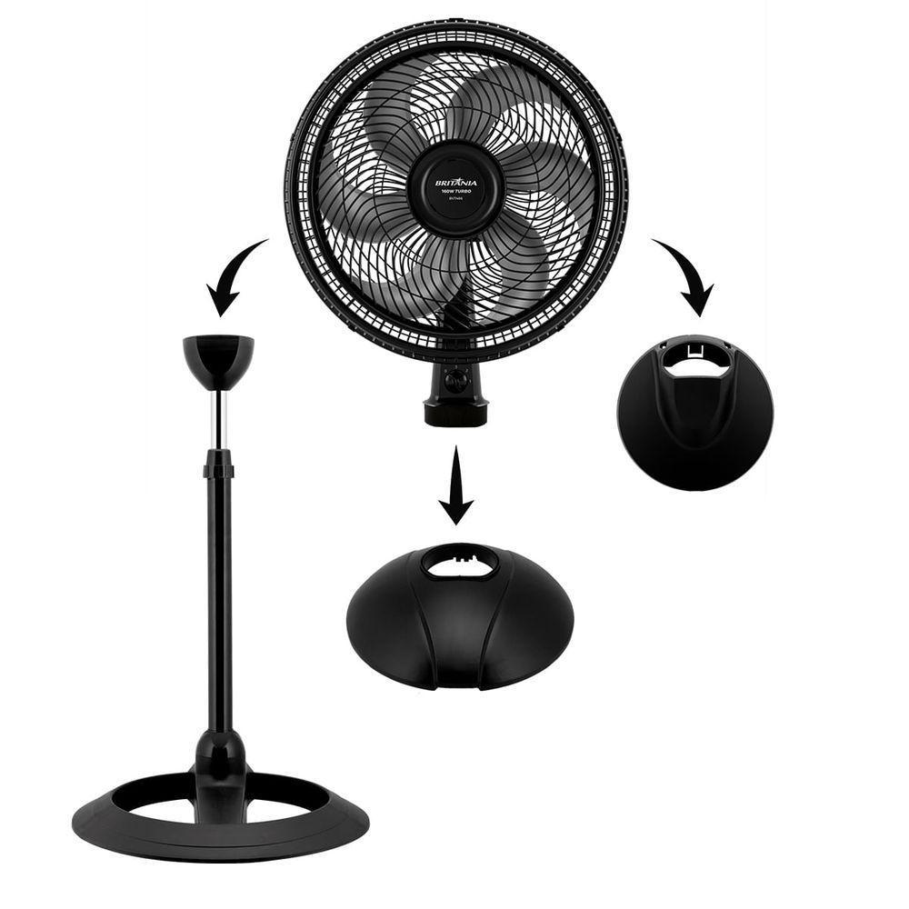 Ventilador De Coluna Britânia Turbo Silencioso 160W BVT466 220V - 4