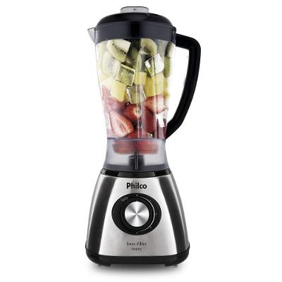 Liquidificador Philco Inox Filter 900W Preto 220V