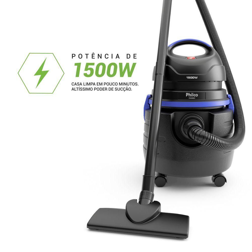 Aspirador De água E Pó Philco 1500W 20L PAS80 110V - 3