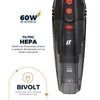 Aspirador De Pó Portátil Britânia Pó água Bivolt 60W BASE01 - 3