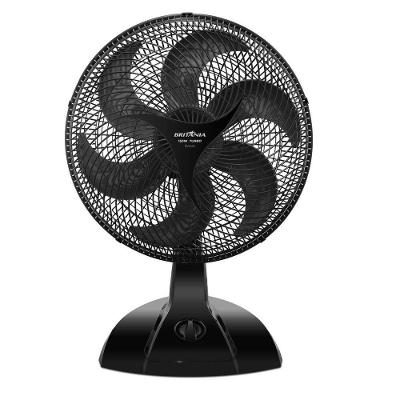 Ventilador de Mesa Britânia 150W 40cm 6 Pás 3 Velocidades Preto BVT402 220V