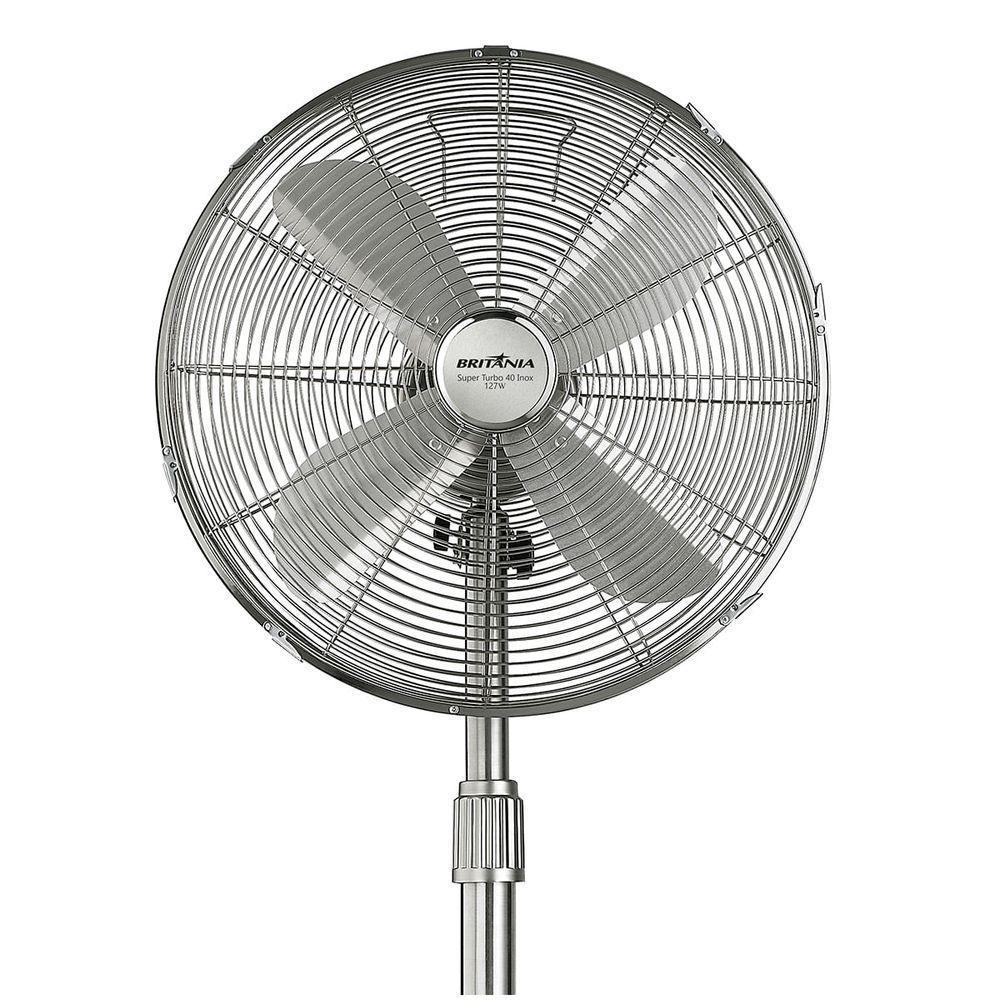 Ventilador De Coluna Britânia Super Turbo 40 Inox 220V - 3