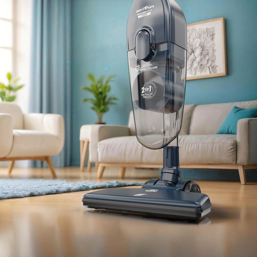 Aspirador De Pó Vertical Britânia 2 Em 1 1400W BAS30 1,5L 220V - 2
