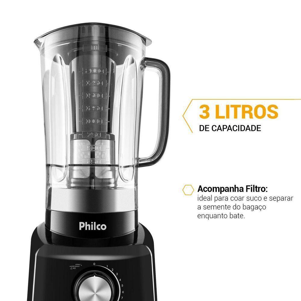 Liquidificador Philco PH900 Preto 1200W 220V - 5