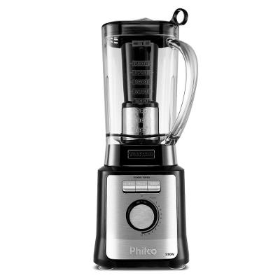 Liquidificador Philco PLQ1600P Easy Smart Turbo 1200W 3L 12 Velocidades Preto 110V