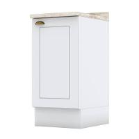 Balcão 1 Porta 40 Cm Nova York Branco Com Tampo Calcare – Henn - 1
