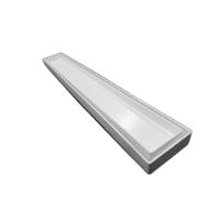 Kit 2 Ralo Oculto Linear Embutir 5x50 P/ Porcelanato Branco - 3