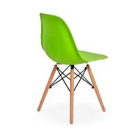 Kit Mesa Eiffel 100cm Branca 04 Cadeiras Charles Eames Verde